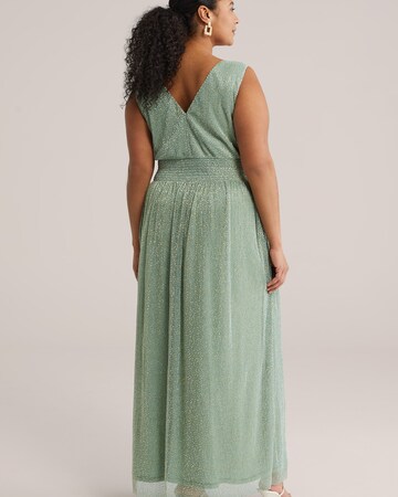 WE Fashion Βραδινό φόρεμα σε πράσινο