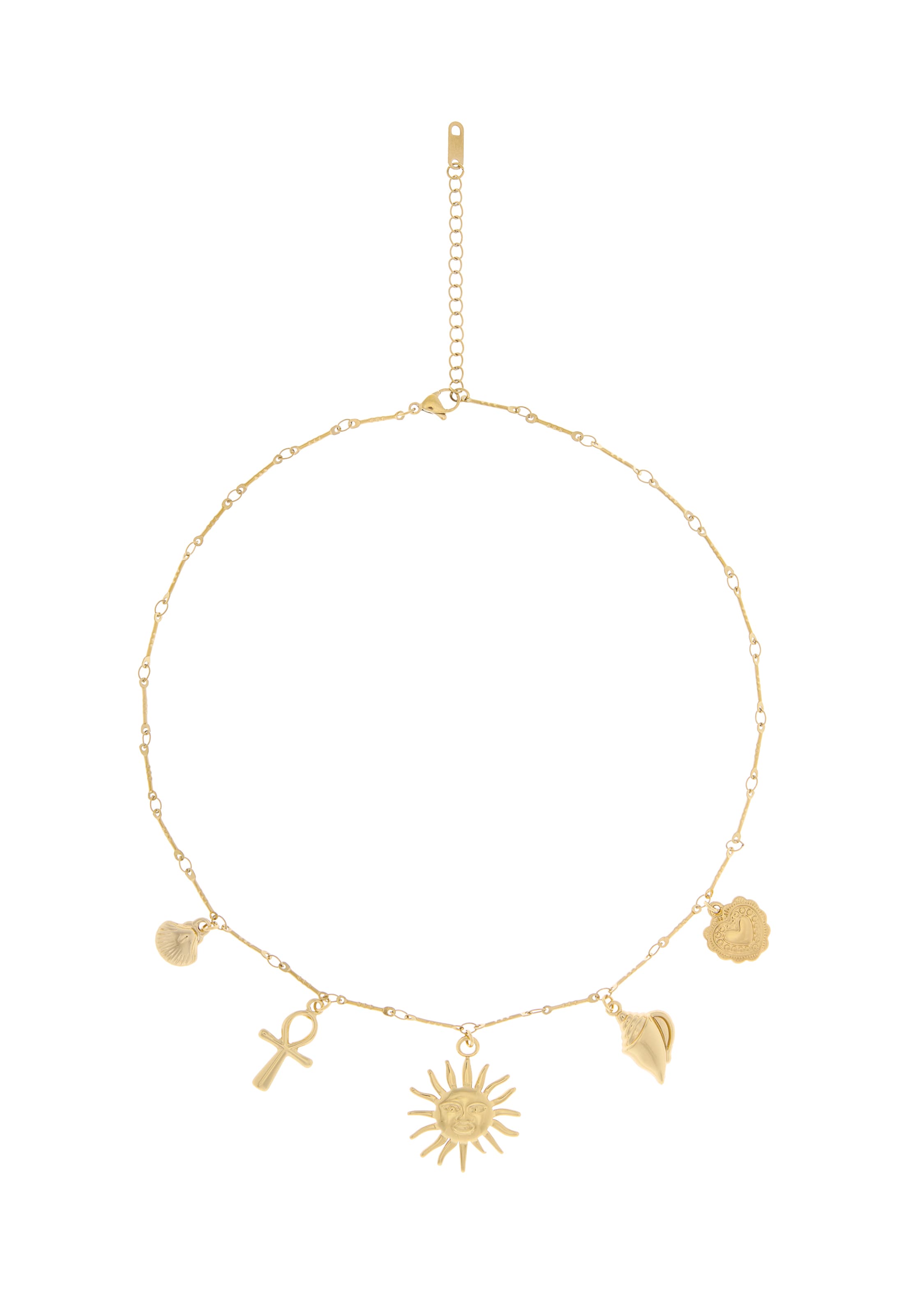 IZIA - Cadena en oro: frente