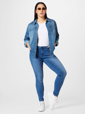 Skinny Jean 'Fanya' Vero Moda Curve en bleu