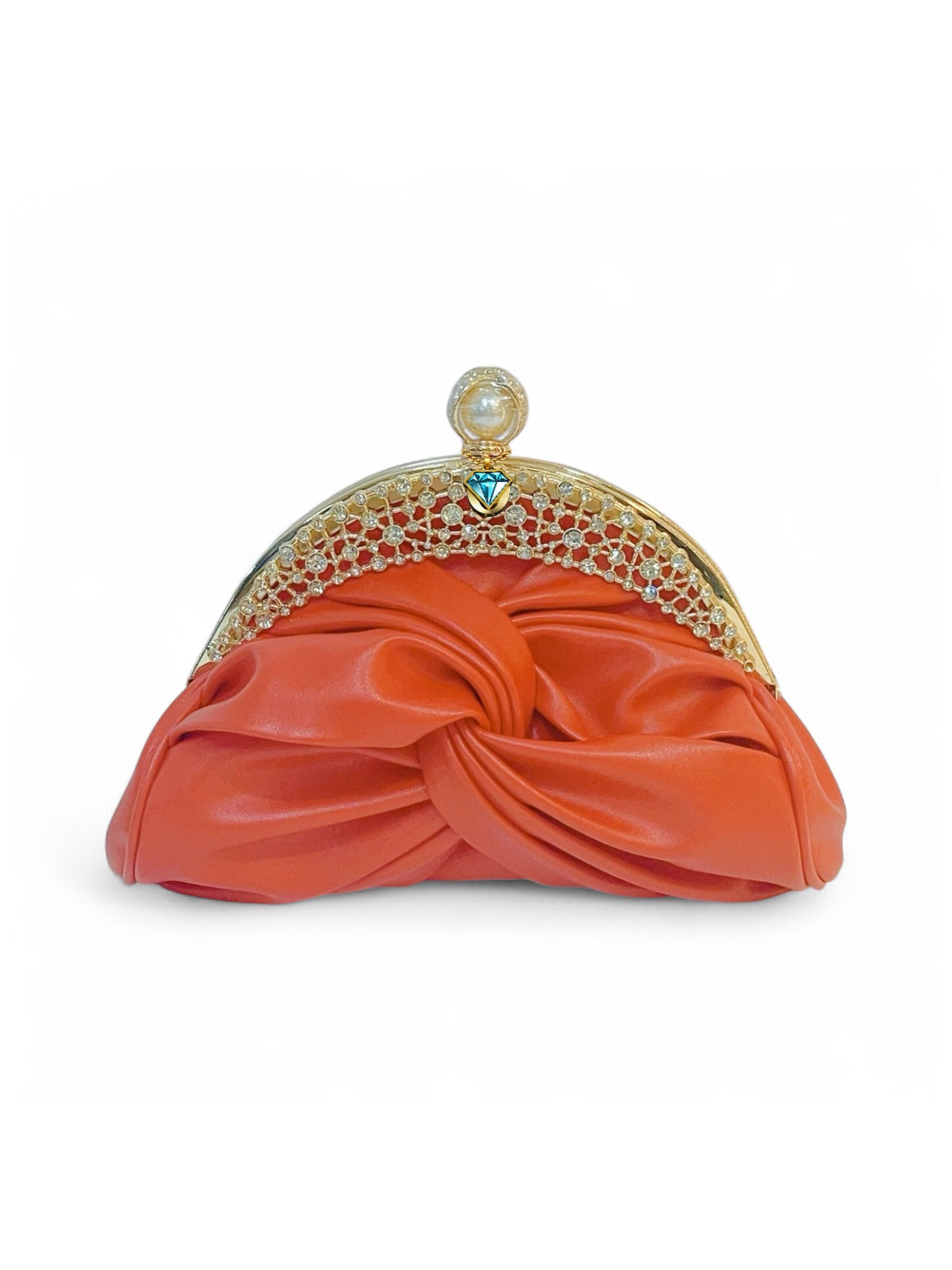 Elegon Handbag 'Model Slovakia Gold' in Orange: front