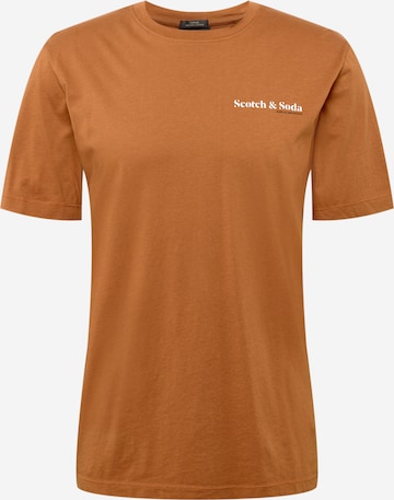 SCOTCH & SODA - Camiseta en marrón: frente