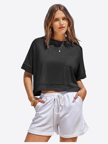 T-shirt Imily Bela en noir : devant