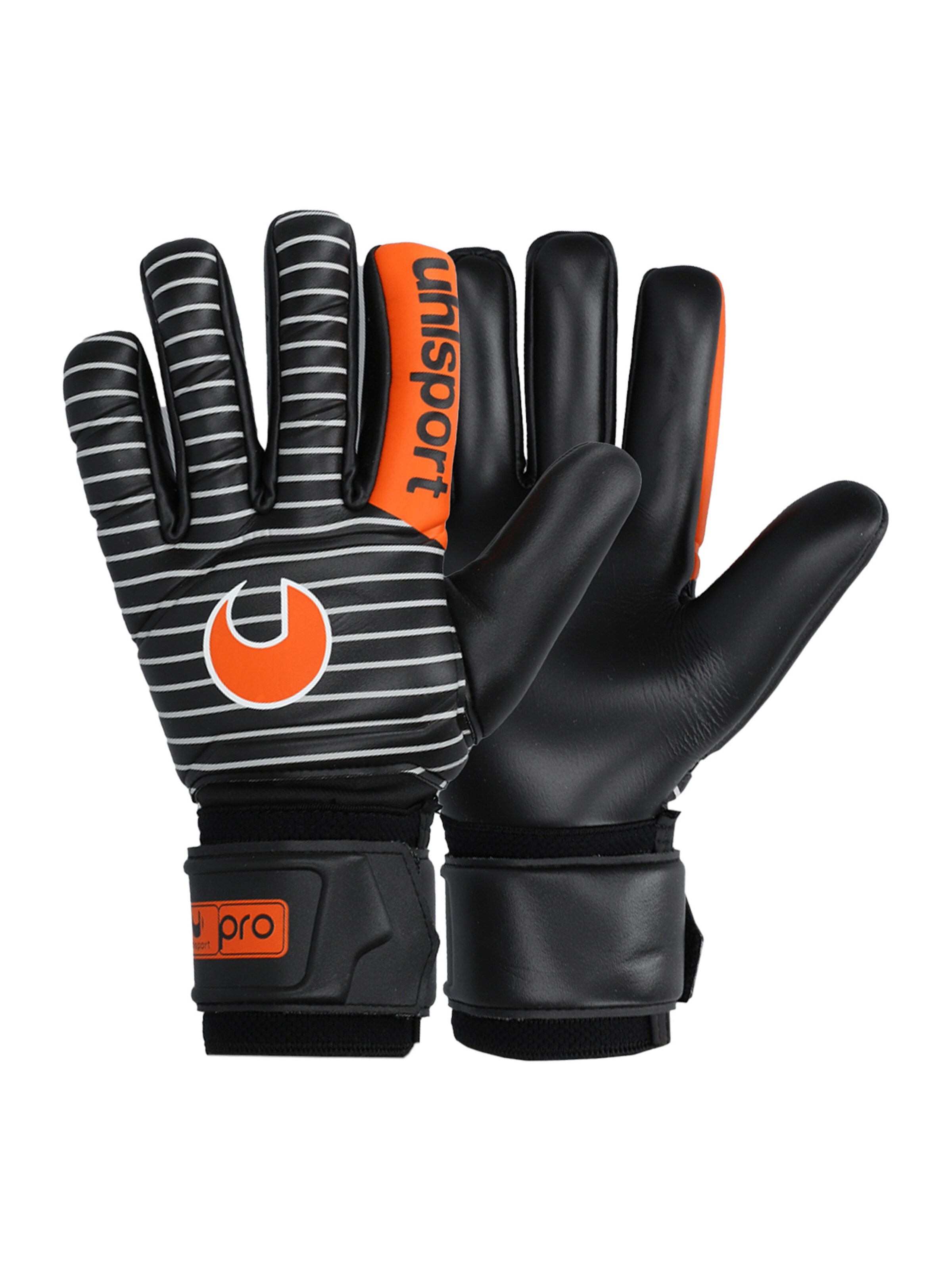 UHLSPORT Sporthandschuhe in Schwarz: Vorderseite