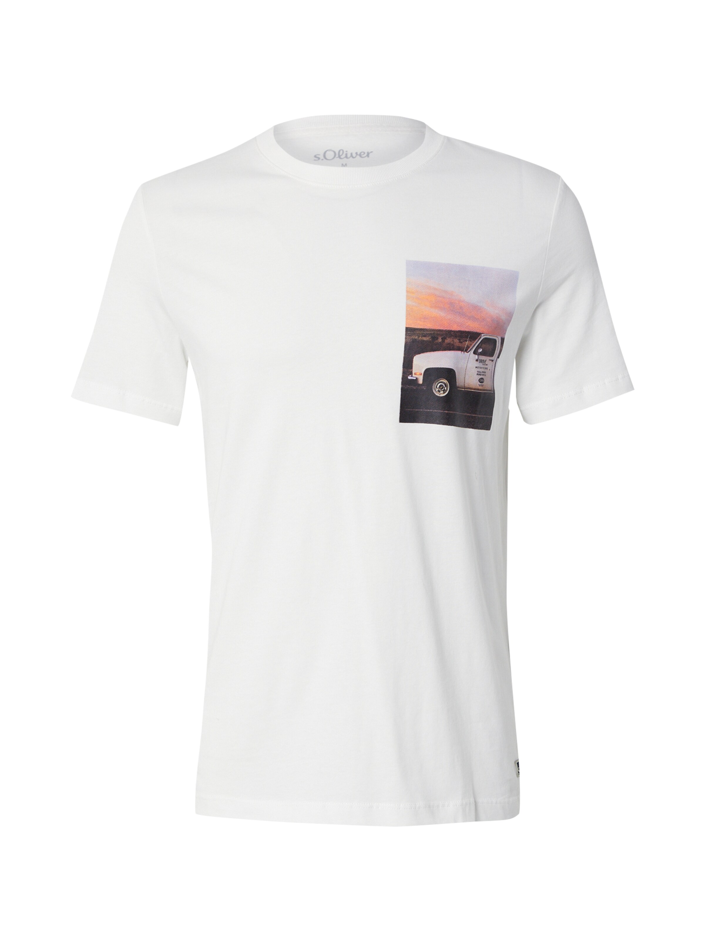 s.Oliver Koszulka w kolorze biały: przód