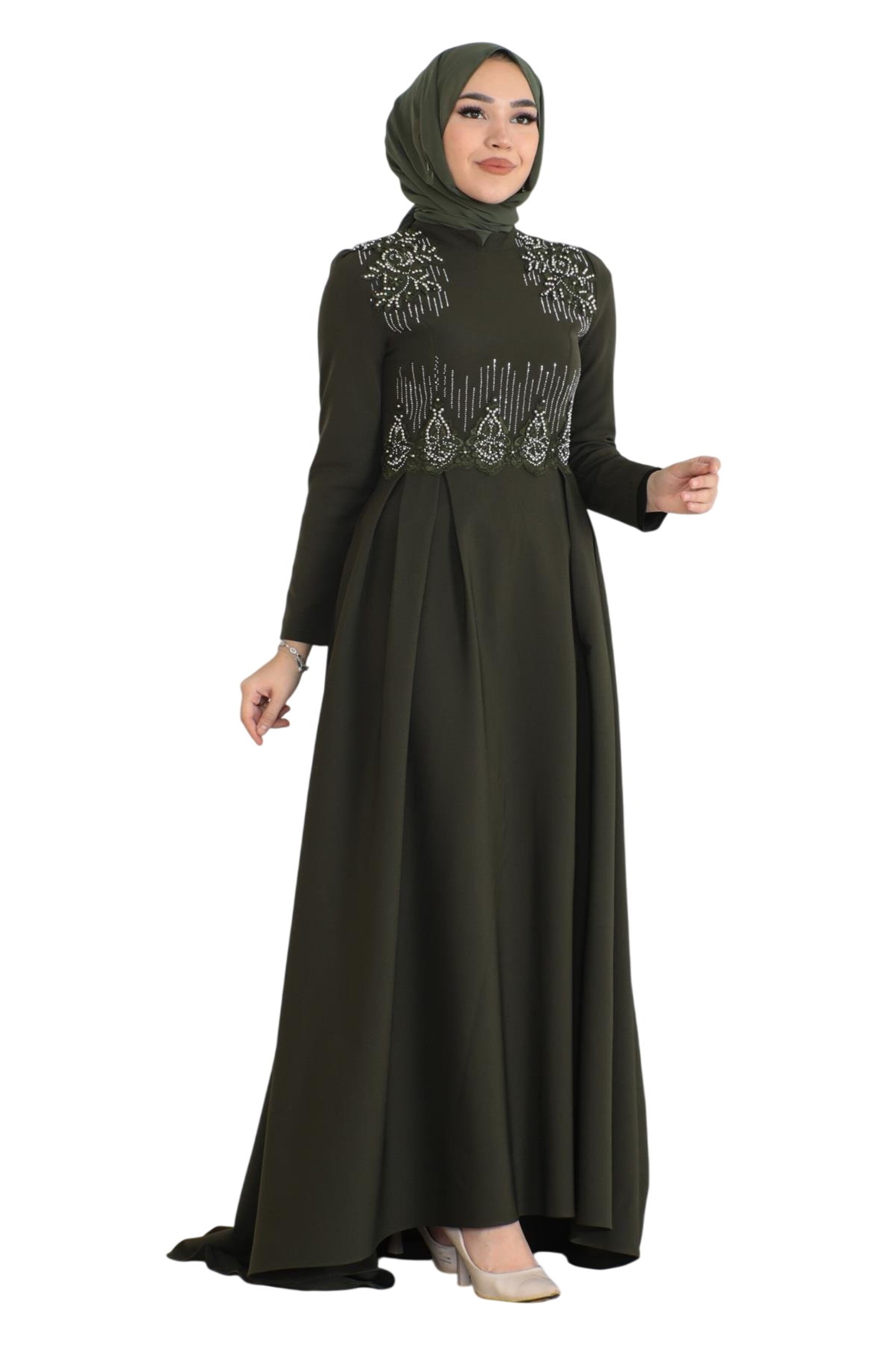 MODAMIHRAM Jurk in Groen