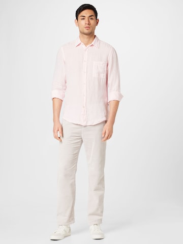 BOSS Orange Regular fit Button Up Shirt 'Relegant 6' in Pink