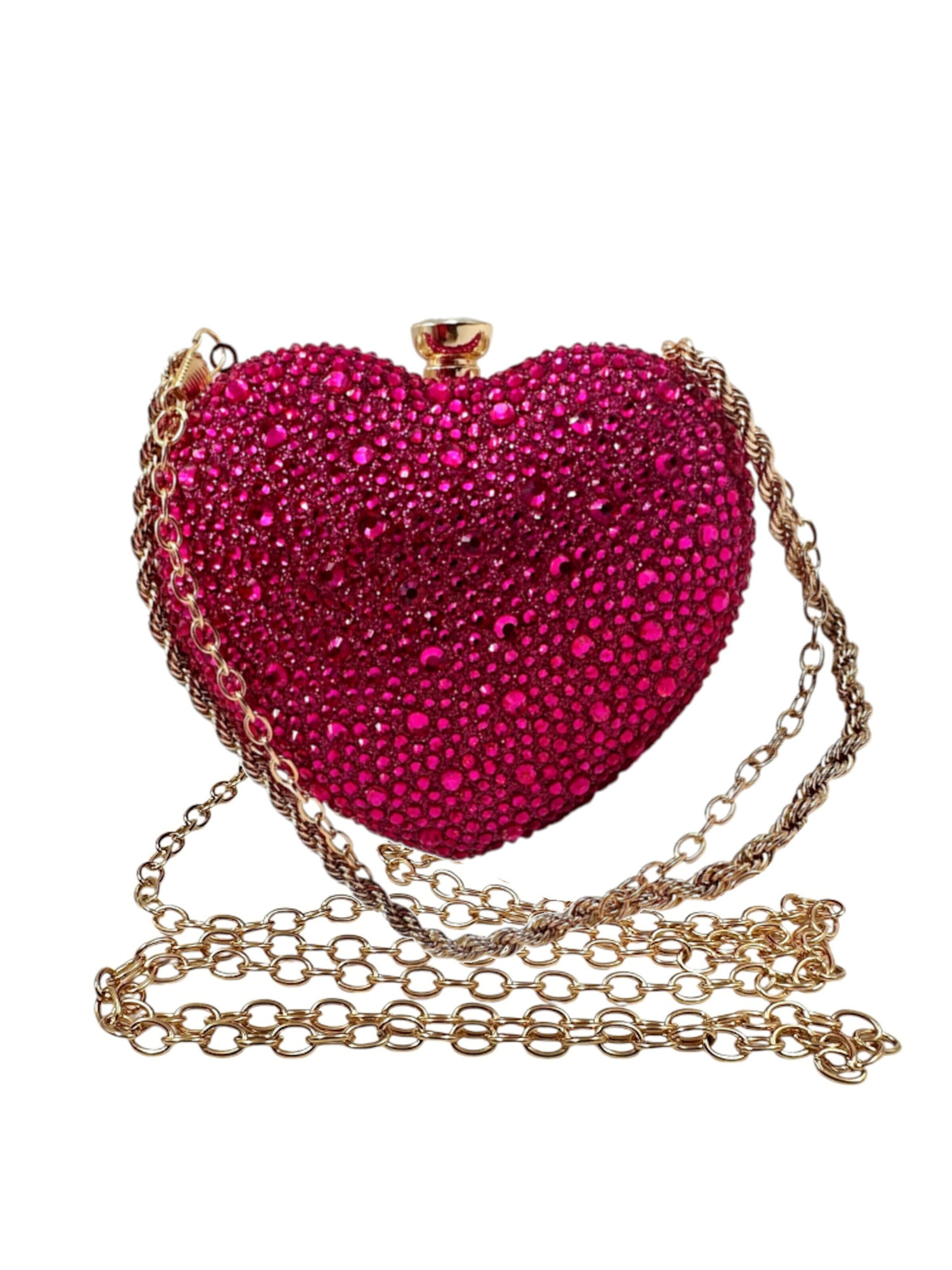 Tomshop24-7 Clutch 'Herz' in Pink