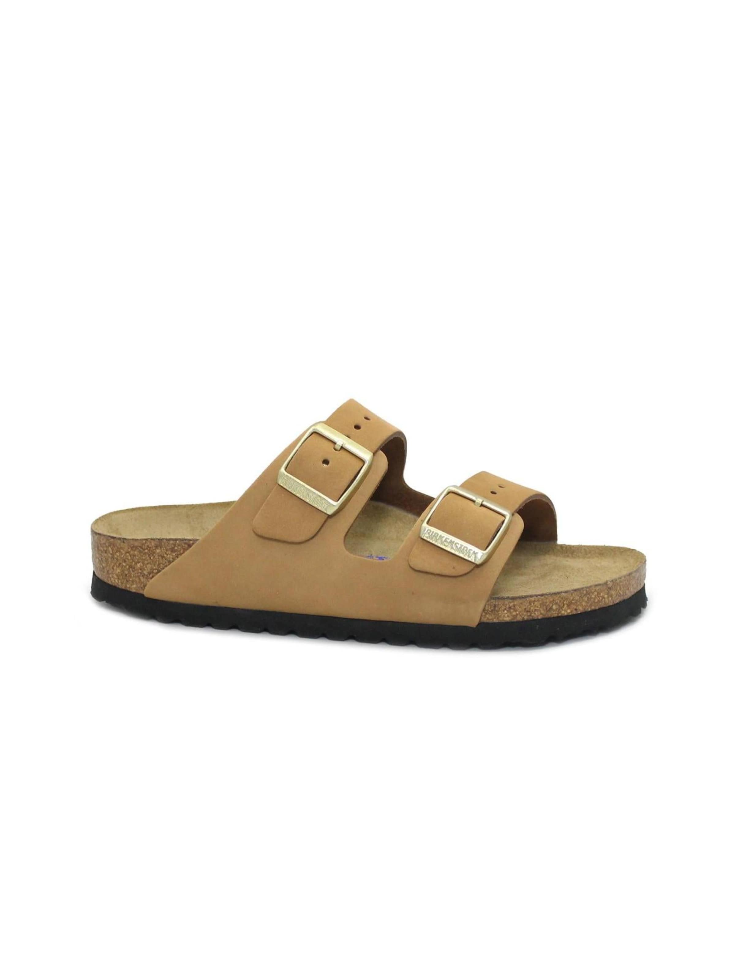 BIRKENSTOCK Pantolette‌ in 36 in beigemeliert, Produktansicht