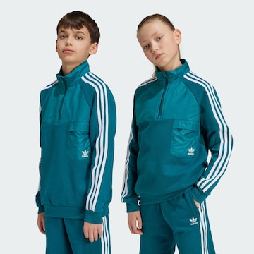 ADIDAS ORIGINALS Sweatshirt 'Trefoil' in Blue: front