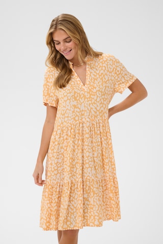 SAINT TROPEZ - Vestido 'SZEda' em laranja: frente
