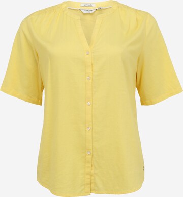 Tom Tailor Women + Blouse in Yellow: front