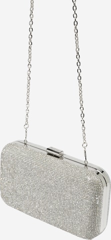 mascara Clutch in Silver: front