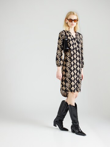 Sublevel Shirt Dress in Black: front