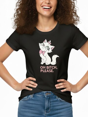 MAKAYA Shirt 'Cat' in Black