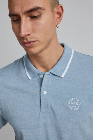 BLEND Shirt 'NATE' in Blauw