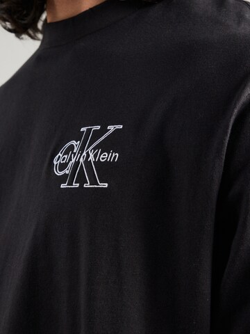 Calvin Klein Jeans Tričko – černá