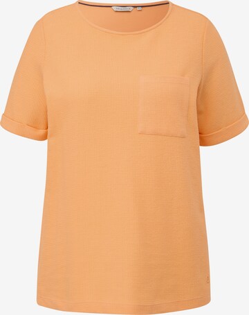 T-shirt TRIANGLE en orange : devant