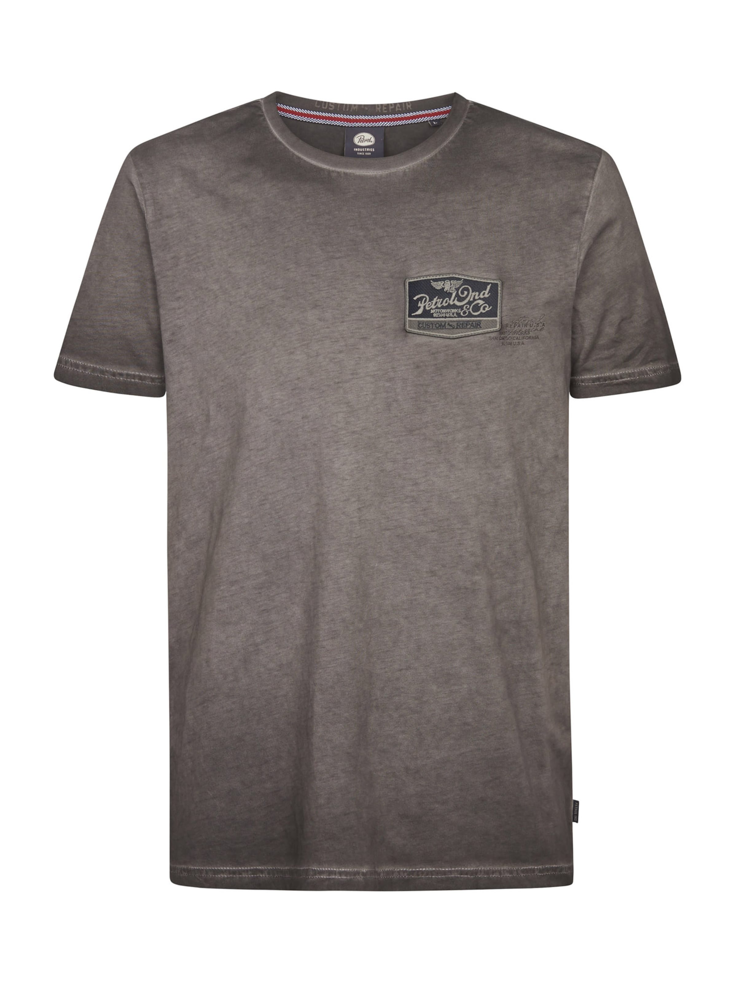 Petrol Industries Póló - fekete: elől