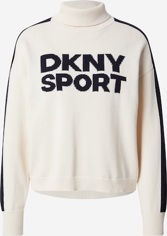 DKNY Performance Športový sveter - Biela: predná strana