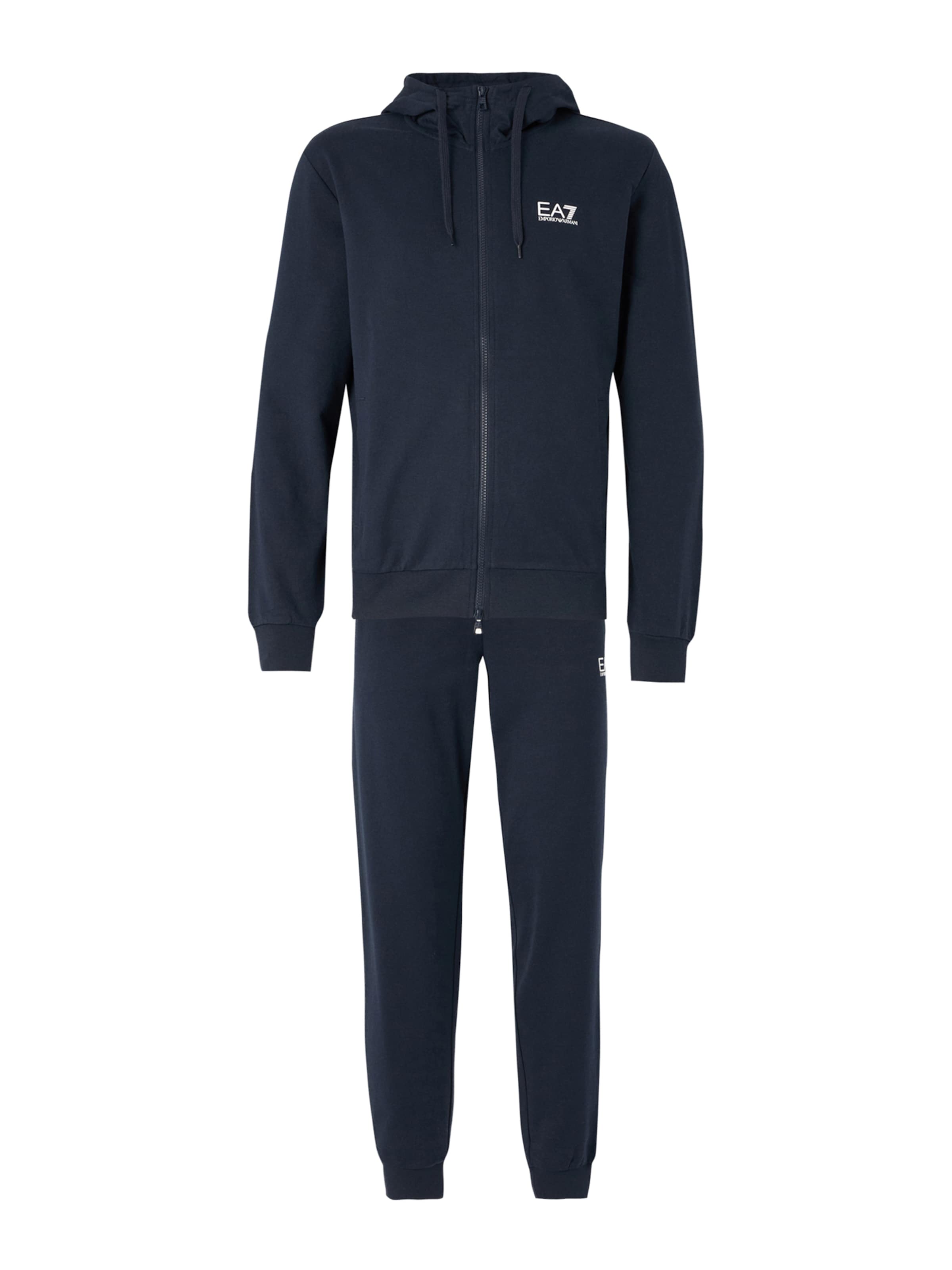 EA7 Emporio Armani Joggingdragt i blå: forside
