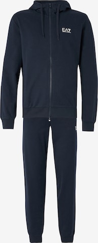 EA7 Emporio Armani Φόρμα τρεξίματος σε μπλε: μπροστά