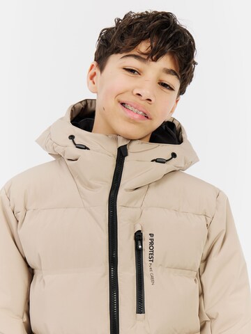 PROTEST Athletic Jacket 'PRTTumber JR' in Brown