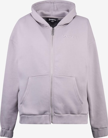 Veste de survêtement Dropsize en violet : devant