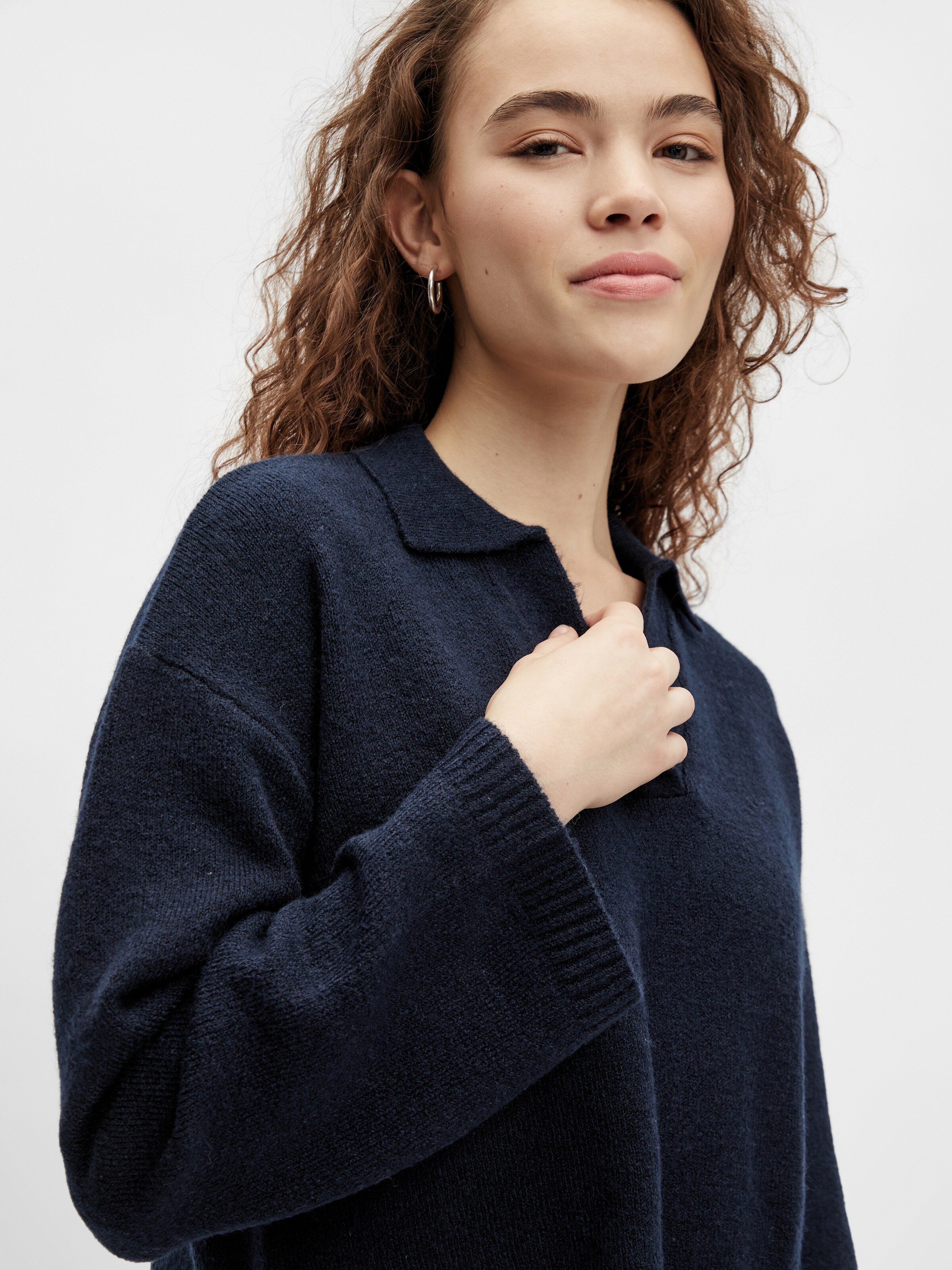 Frauen Pullover & Strick PIECES Pullover 'Sasha' in Navy - VB24615 Frauen Pullover & Strick PIECES Pullover 'Sasha' in Navy - VB24615