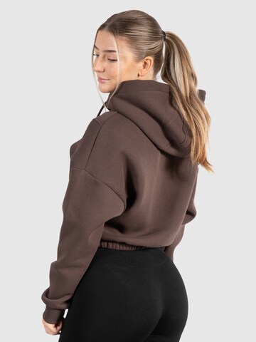 Smilodox Zip-Up Hoodie 'Rayna' in Brown