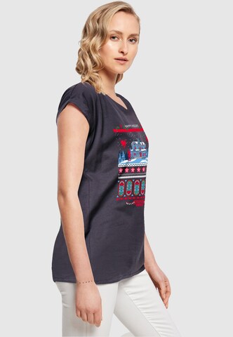 T-shirt 'Stranger Things - Fair Isle' ABSOLUTE CULT en bleu