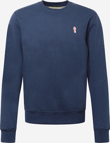 Revolution Sweatshirt in Blau: predná strana