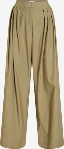 VILA - regular Pantalón plisado 'VIFLIKS' en verde: frente