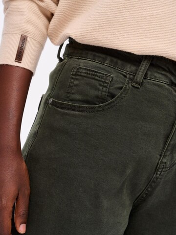 Blue Shadow Regular Pants in Green