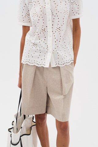 InWear Loose fit Trousers 'Rigitta' in Beige