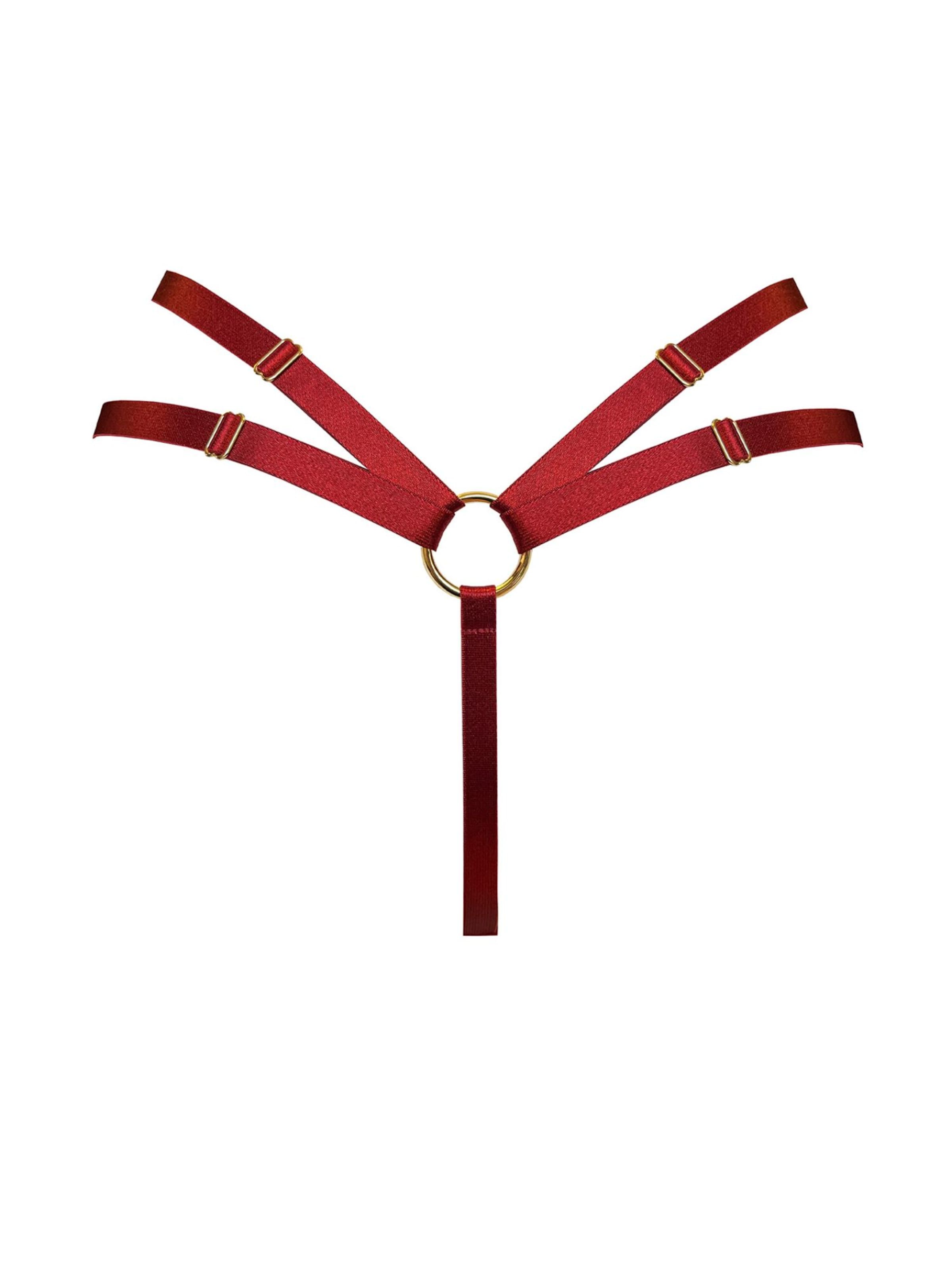 Bordelle String 'Harness'‌‌‌‌‌‌ in Rot