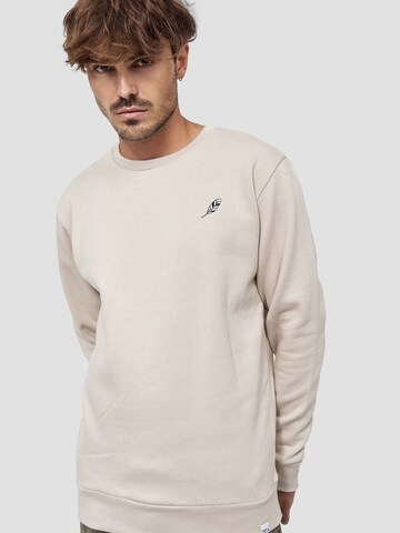 MikonSweater majica 'Feder' - bež boja