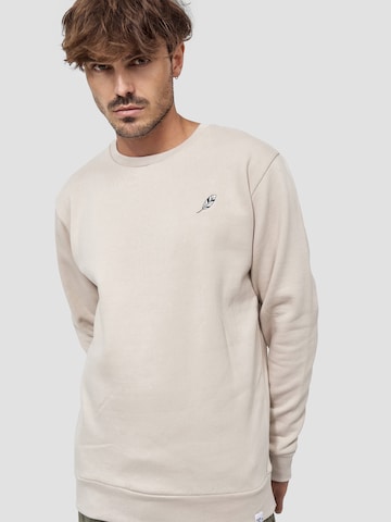 Mikon Sweatshirt 'Feder' i beige