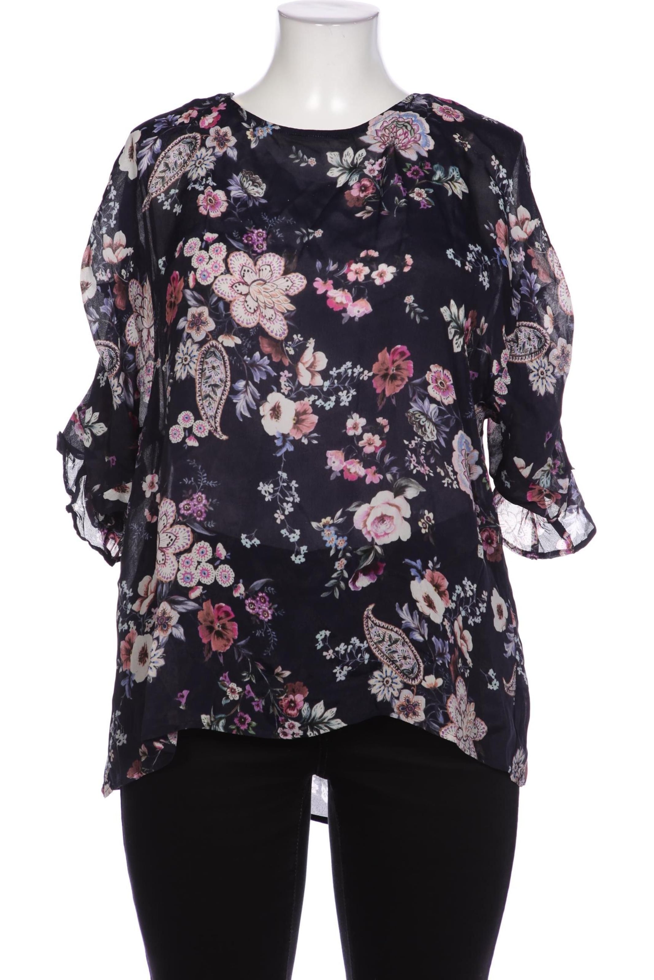 THE MERCER Bluse XL in Blau: Vorderseite