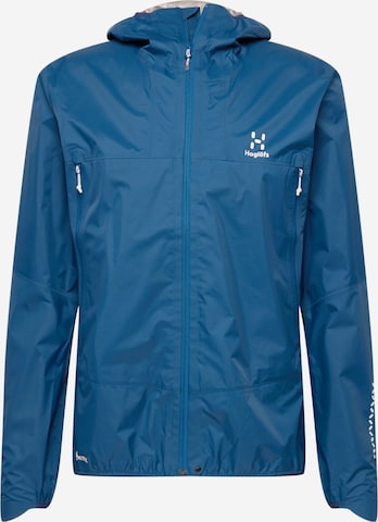 Haglöfs Outdoor jacket in Blue: front