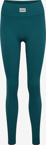 Hummel Workout Pants in Blue: front