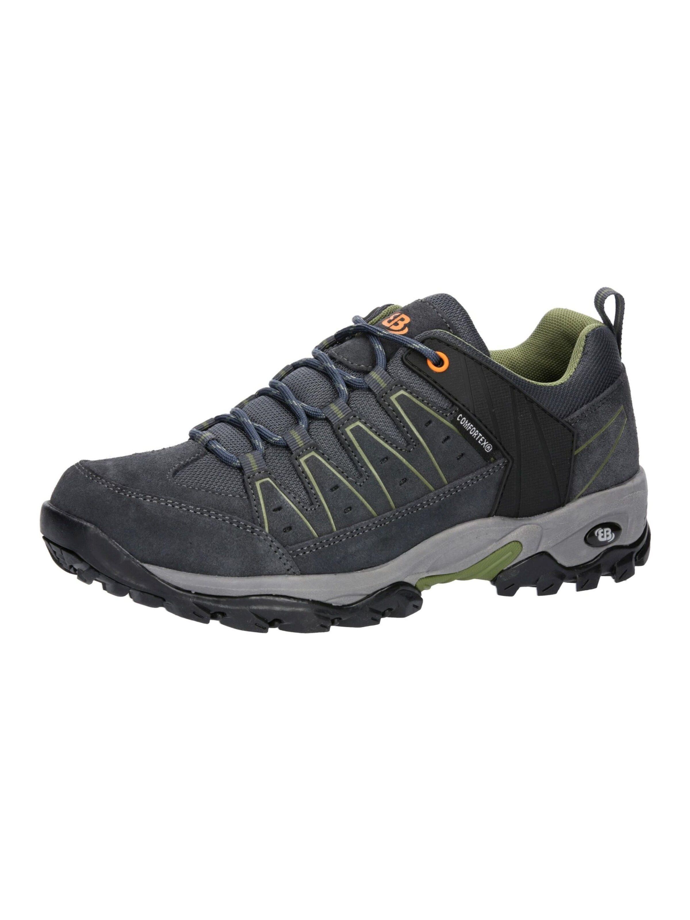 Brütting Low shoe 'Mount Pinos' in Grey: front