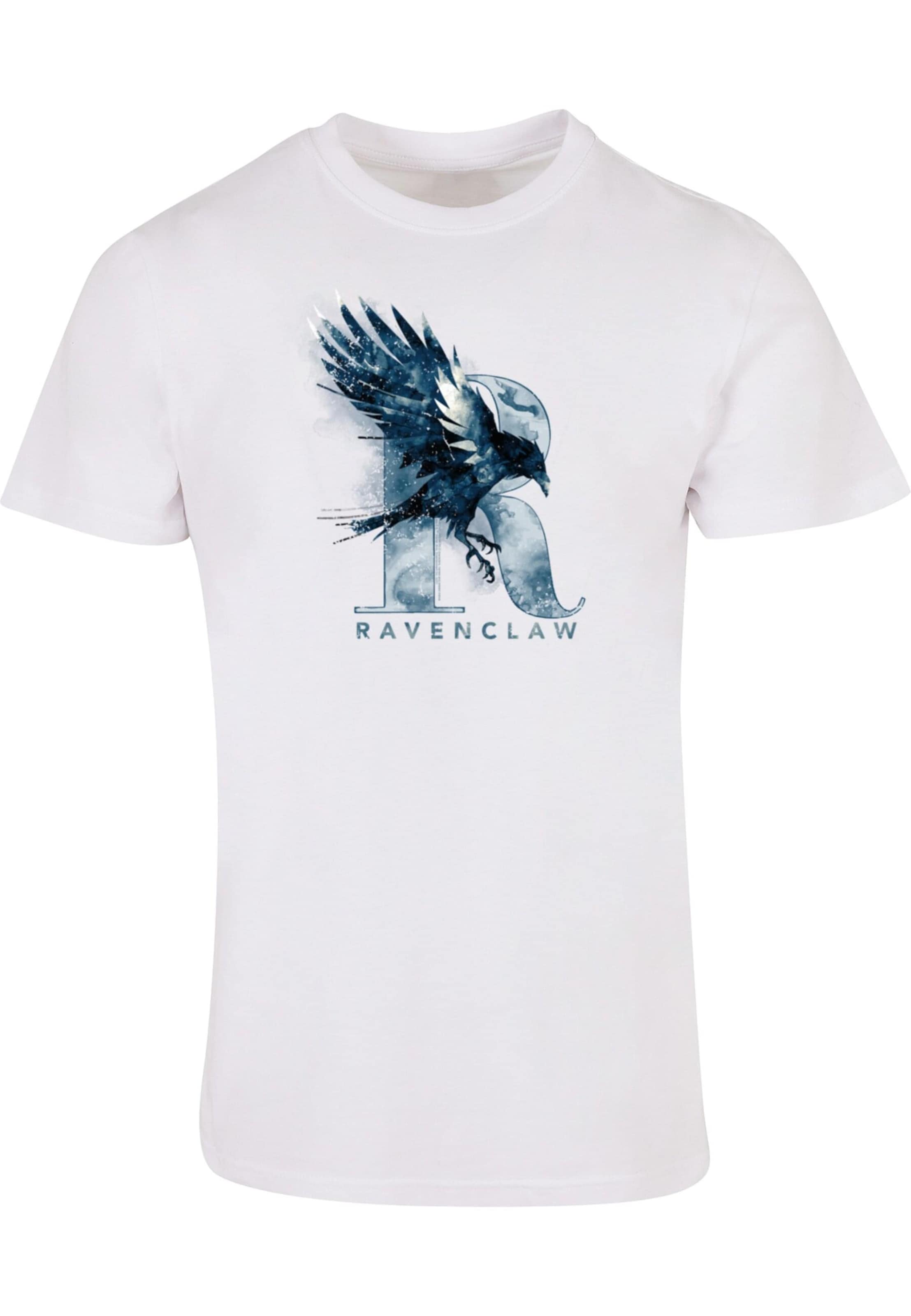 ABSOLUTE CULT Shirt 'Harry Potter - Ravenclaw' in Wit: voorkant