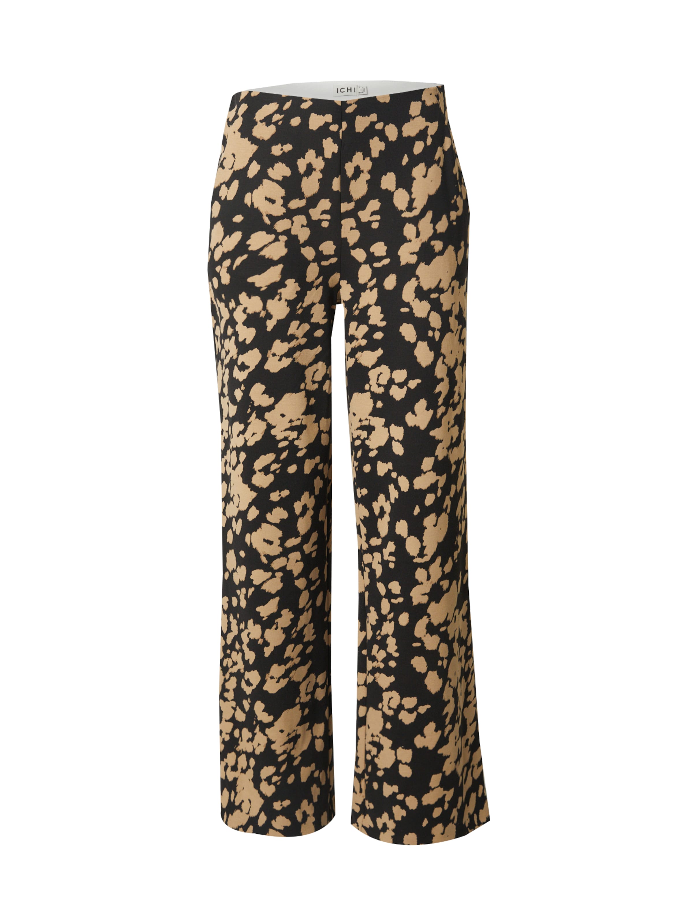 ICHI Laiad sääred Püksid 'IHKATE', värv must: eest vaates