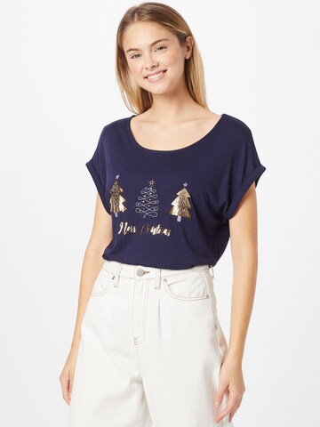 ABOUT YOU Shirt 'Darlin' in Blauw: voorkant