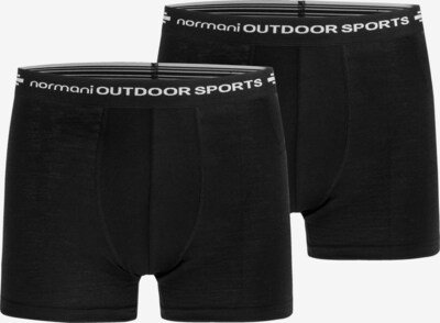 normani Sous-vêtements de sport en noir / blanc, Vue avec produit