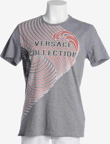 VERSACE T-Shirt M in Grau: Vorderseite