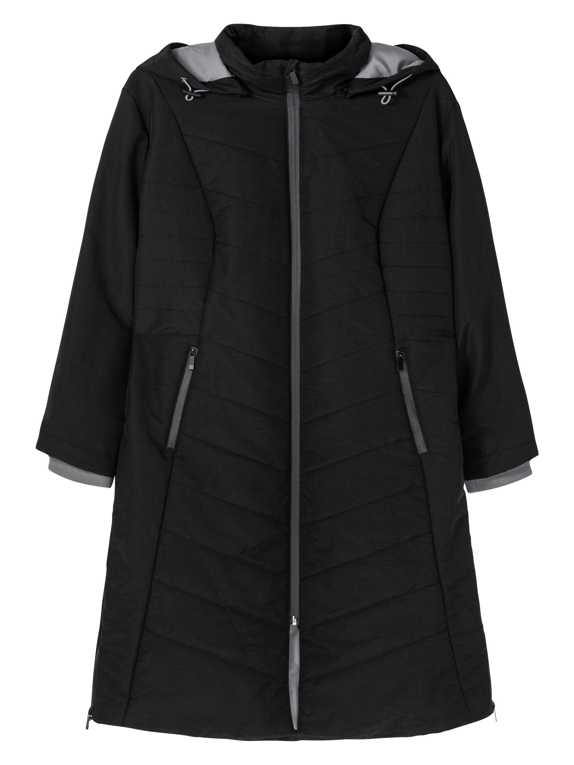 juoda SHEEGO Žieminis paltas: priekis