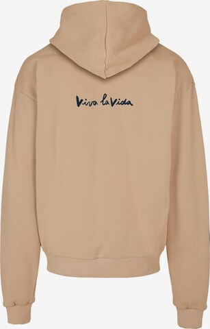 Sweat-shirt 'Viva La Vida' Merchcode en beige