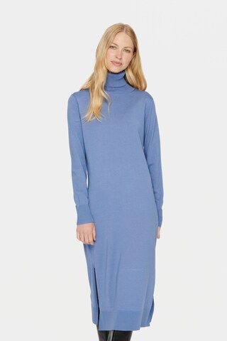 SAINT TROPEZ Dress 'Mila' in Blue: front