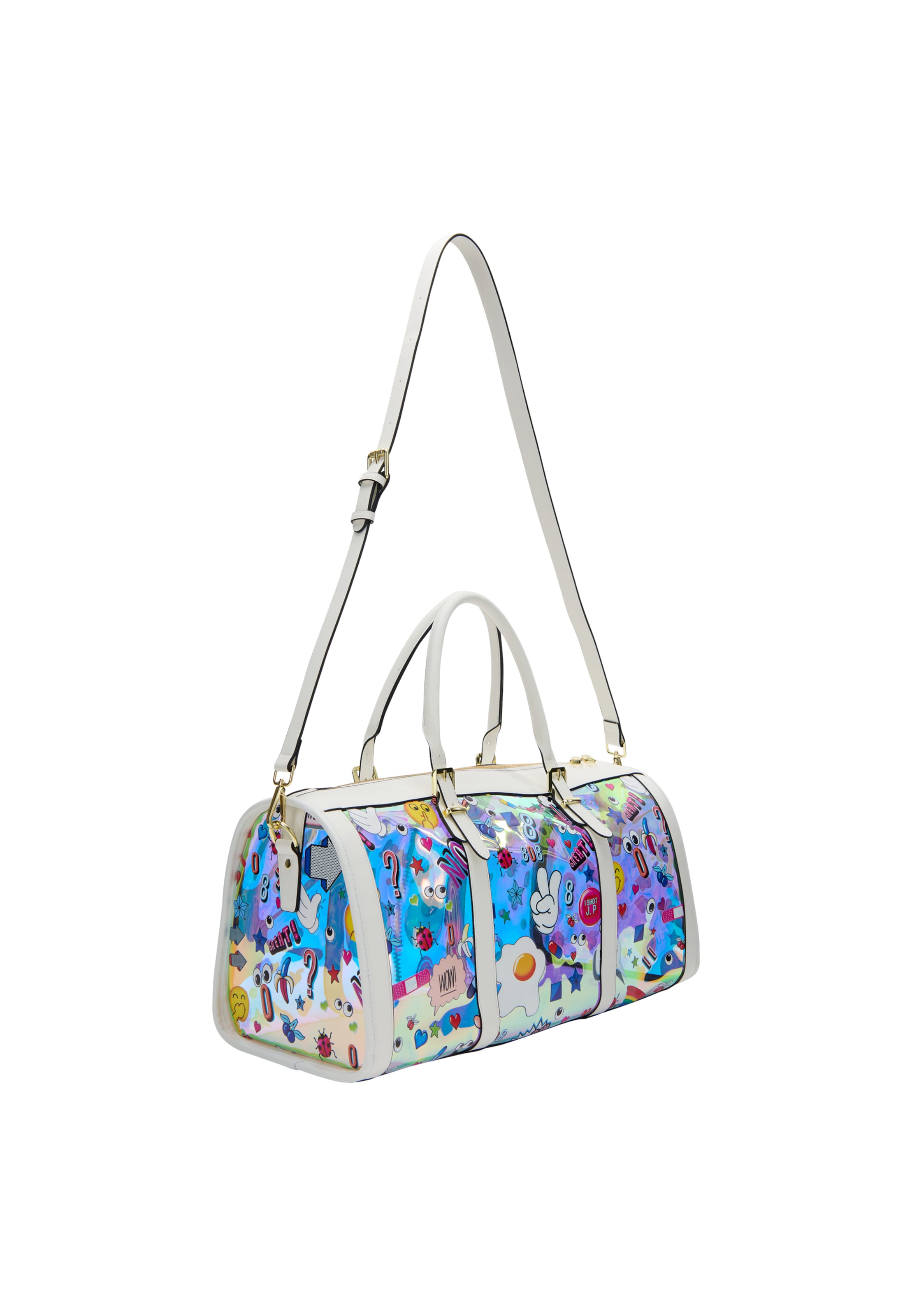 MYMO Дорожная сумка 'Pop Eyetheme' в Белый